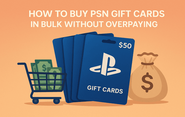 Buy PSN Gift Cards in Bulk Without Overpaying