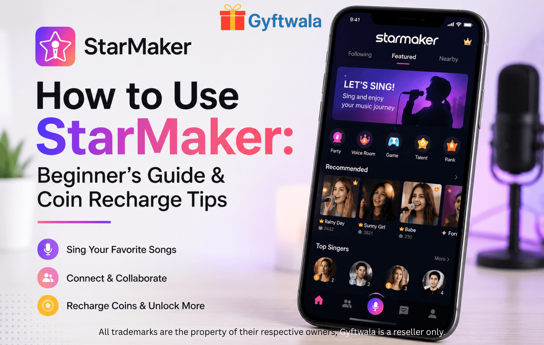 StarMaker Beginner Guide and Coin Recharge Tips Banner
