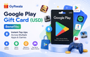 Google Play Gift Card USD is used for instant top ups in mobile games and apps on Android devices