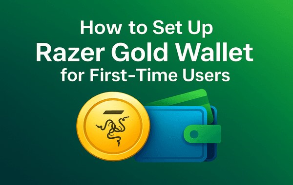 Set Up Razer Gold Wallet for First Time Users