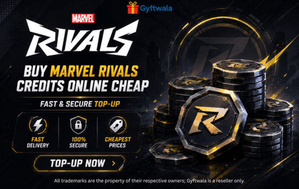Marvel Rivals Credits top-up with gaming coins.