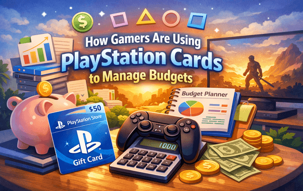 Gamers using PlayStation Cards to manage gaming budgets effectively