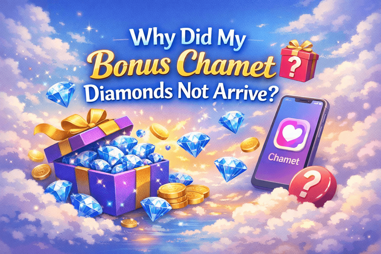 Bonus Chamet Diamonds not credited after purchase explained with common issues and solutions