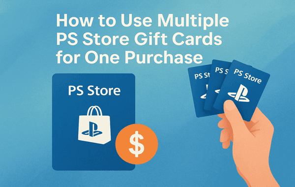 How to use multiple PS Store gift cards for a single purchase on PlayStation Store