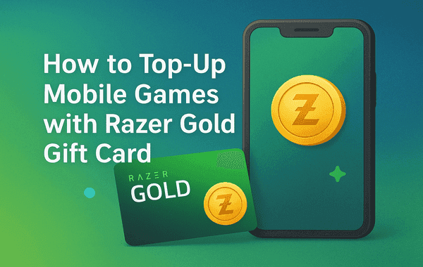 Top Up Mobile Games with Razer Gold Gift Card