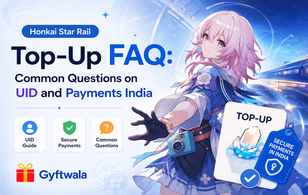 Honkai Star Rail top up screen showing UID entry secure UPI payment methods instant recharge process and premium in game rewards for Indian gamers