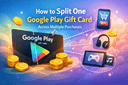 How to split one Google Play Gift Card across multiple purchases