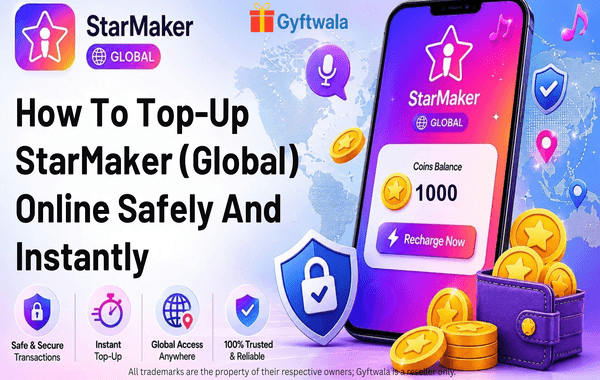 StarMaker Global online top-up with secure and instant coin recharge service.
