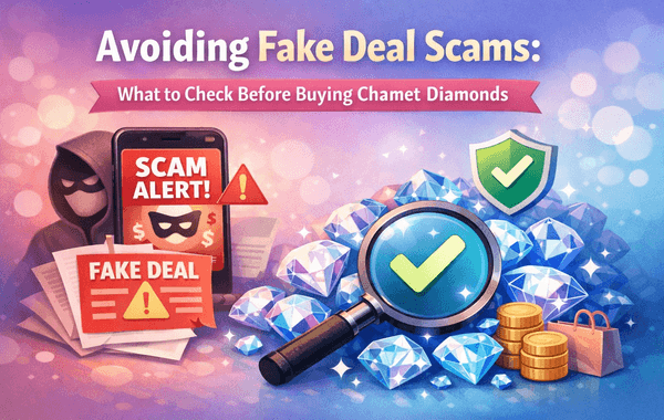 Avoiding fake Chamet Diamonds deal scams with a safety checklist