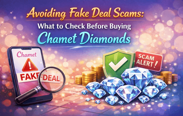 Avoiding fake Chamet Diamonds deal scams with a safety checklist