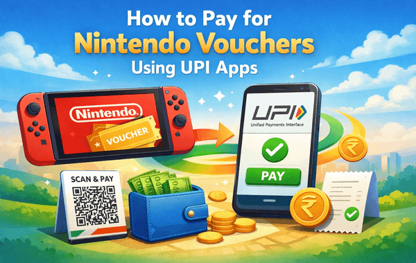Buy Nintendo Vouchers With UPI Quick and Secure Guide
