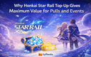 Honkai Star Rail top up showing Stellar Jade purchase character pulls and event rewards for maximum value gameplay