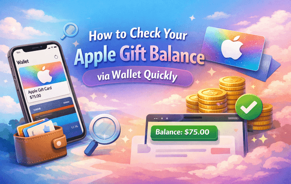 How to check Apple Gift Card balance using Apple Wallet on iPhone quick guide 2025