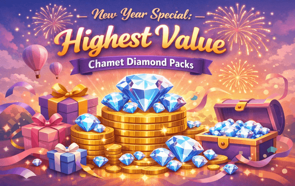 New Year special the highest value Chamet Diamond packs available for secure purchase on Gyftwala