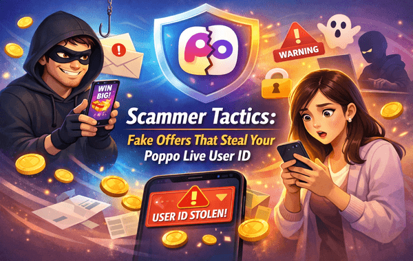 Fake Poppo Live offers used by scammers to steal user IDs