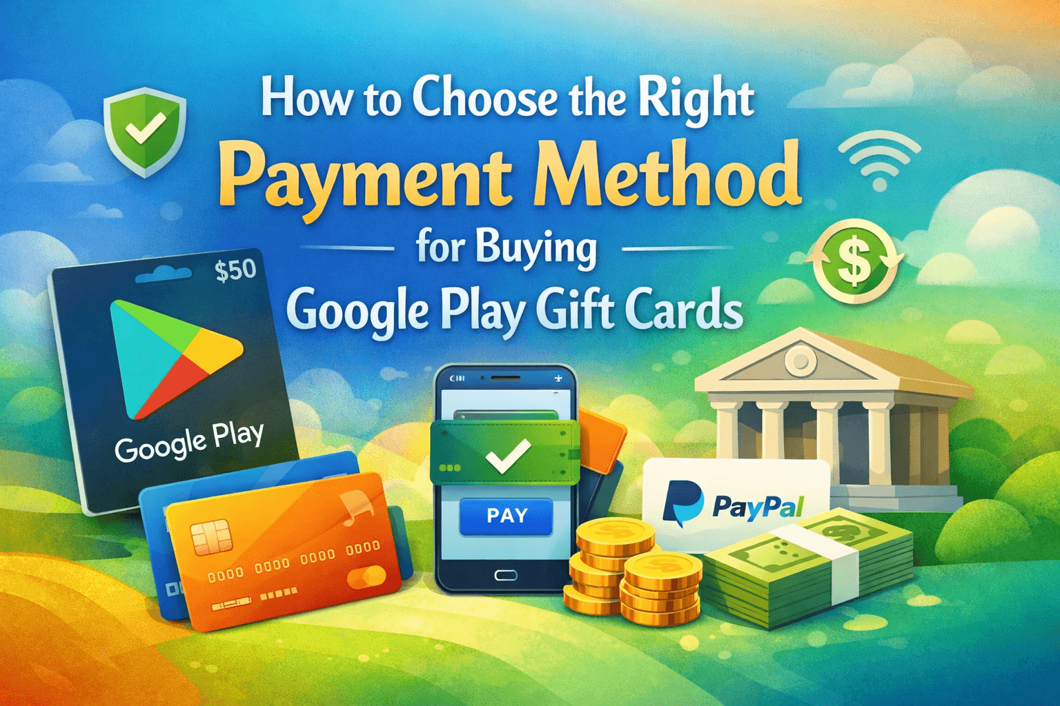 How to choose the right payment method for buying Google Play Gift Cards