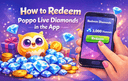 How to redeem Poppo Live Bonus Coins after event participation step by step