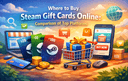 Comparison of top platforms to buy Steam gift cards online