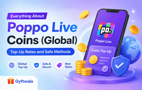 Guide on how to top up Poppo Live Coins in under 5 minutes instantly