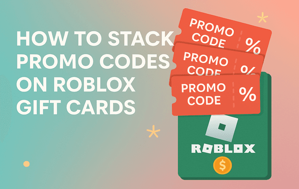 Stack promo codes on Roblox Gift Cards to unlock rewards and bonus Robux securely from Gyftwala