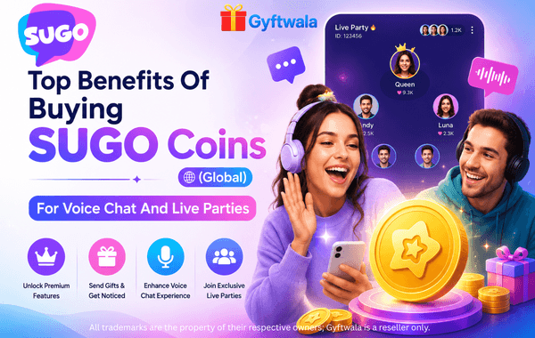 SUGO Coins Global Top-Up for Voice Chat and Live Parties Promotio
