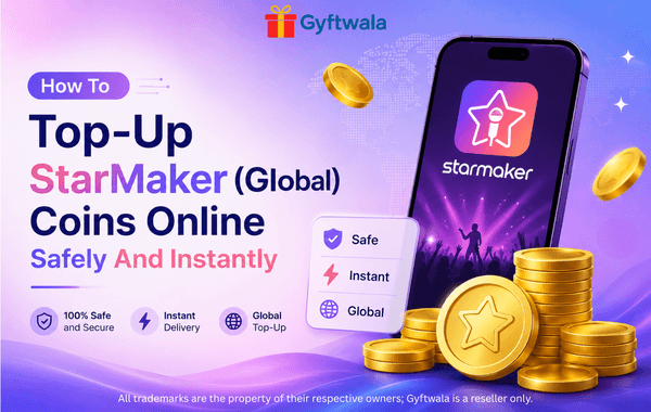 StarMaker Global online top-up with secure and instant coin recharge service.
