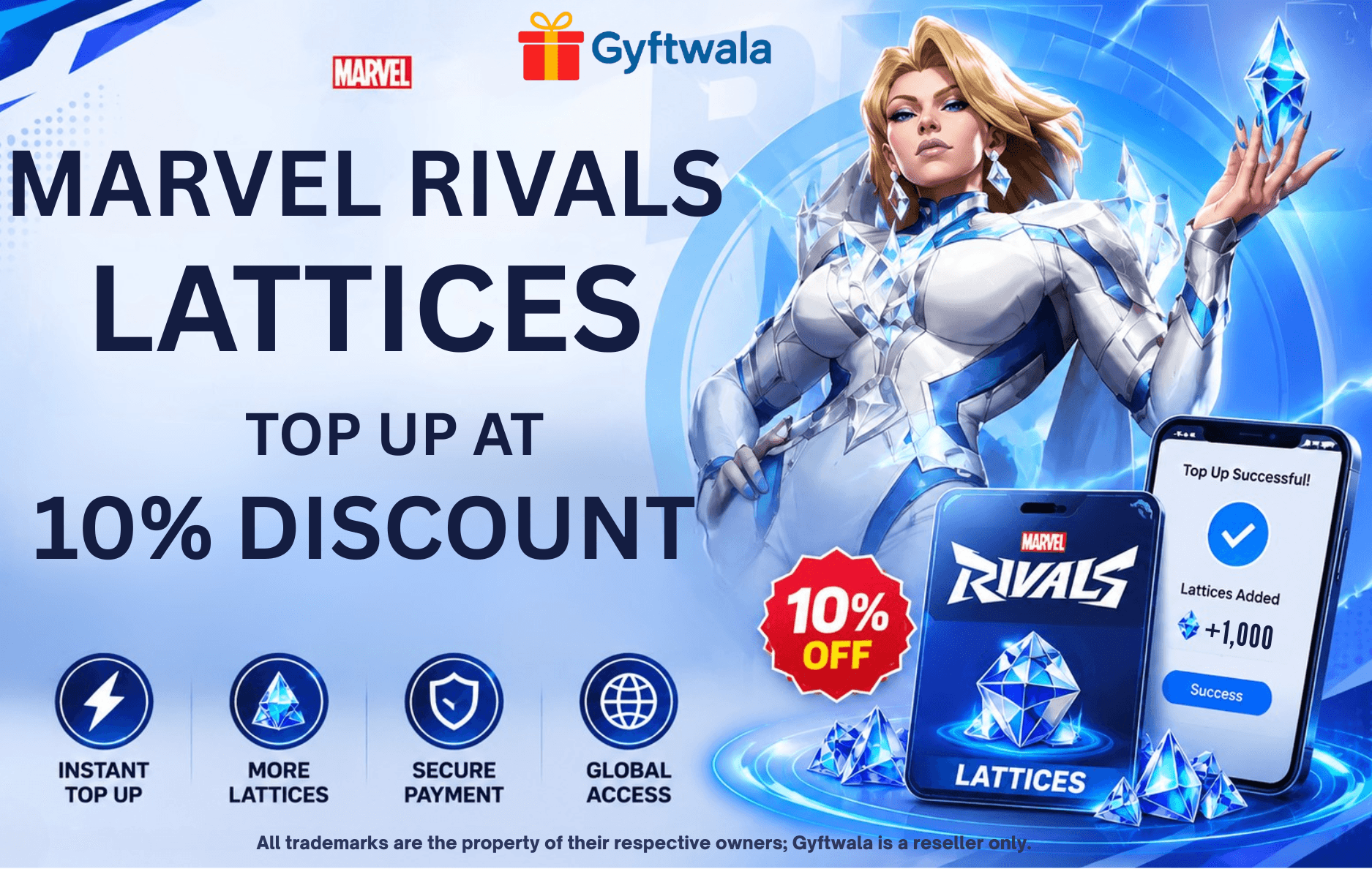 Marvel Rivals Lattices Top Up 10 Percent Discount Guide